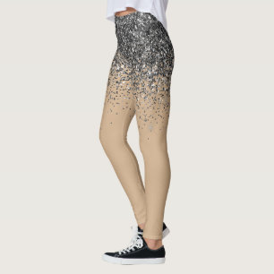 Leggings Tono carne gris negro ombre desvanecimiento