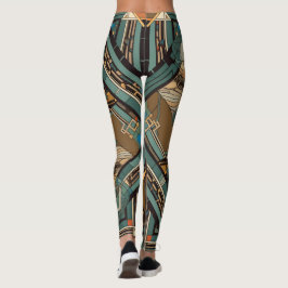 Leggings Tono de la Tierra de Vidrio Mantenido