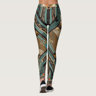 Leggings Tono de la Tierra de Vidrio Mantenido