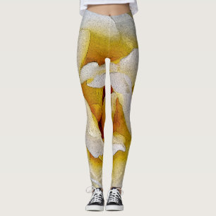 Leggings tonos blancos a amarillos