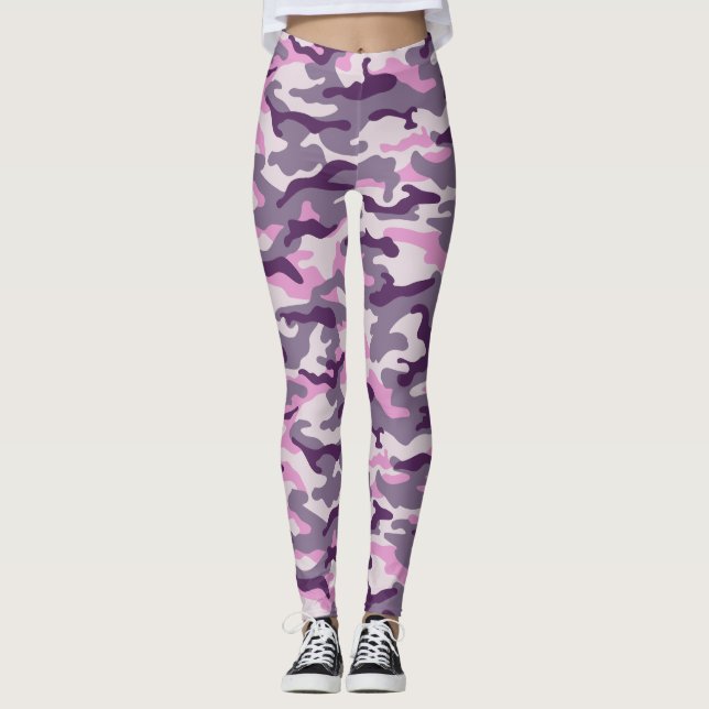 Leggings Tonos de Camuflaje Rosa (Anverso)
