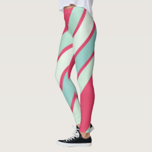 Leggings Tonos rosas y azules claros