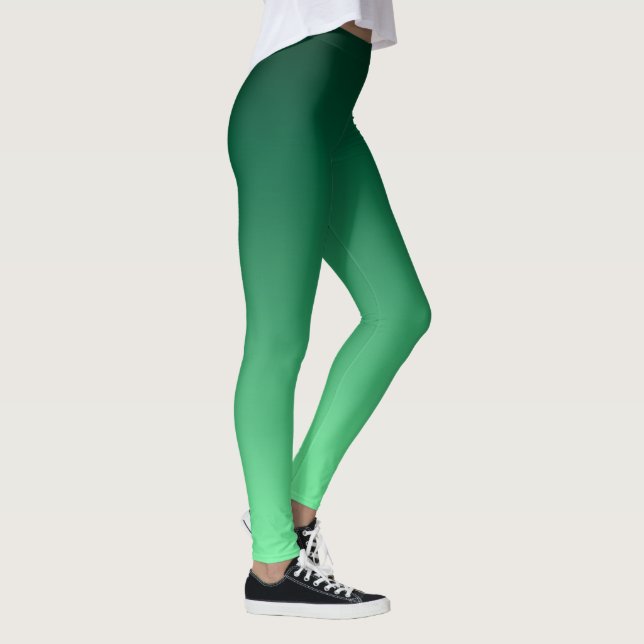 Leggings Tonos Verde Esmeralda (Derecha)