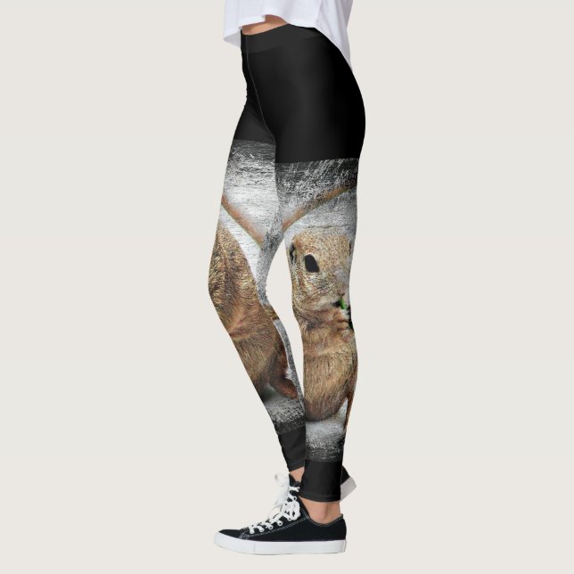 Leggings "Toot sus propias polainas de la ardilla de tierra (Izquierda)