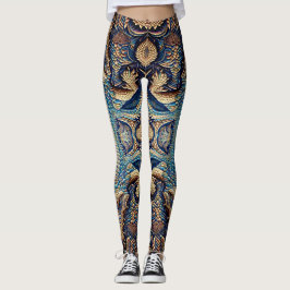 Leggings Top Krokodil Lederoptik