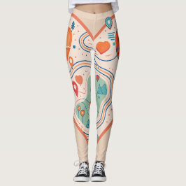 Leggings Topografía del amor
