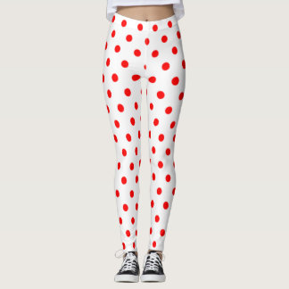 Leggings Topos rojos