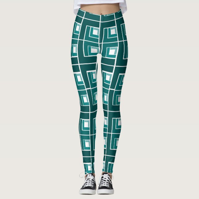 Leggings Topsy Turvy verde azulado (Anverso)