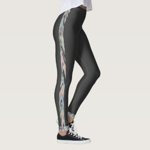 Leggings Toques de hueso de arenque - gris oscuro