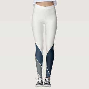 Leggings Tormenta azul y gris ciudad hogar de verano
