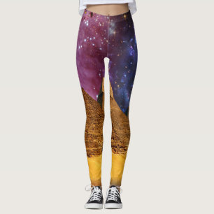 Leggings tormenta cósmica sobre egipto
