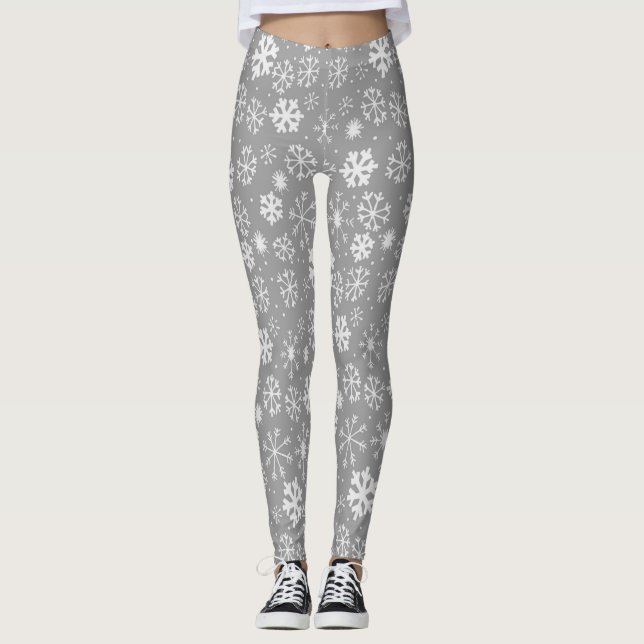 Leggings Tormenta de nieve en gris plateado (Anverso)