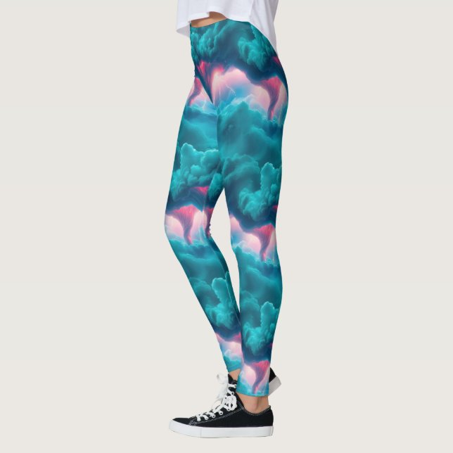 Leggings Tornadoes Storm Clouds Lightning (Izquierda)