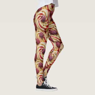 Leggings Torno de Frambuesa Cremoso - Estética de Postre Du