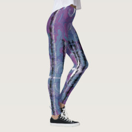Leggings Torres de cristal sobre el resumen de AJO