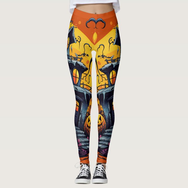 Leggings "Torres de terror" (Anverso)