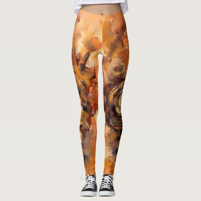 Leggings Tortuga Abstracta (Anverso)