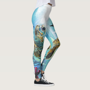 Leggings Tortuga marina