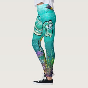 Leggings Tortuga marina