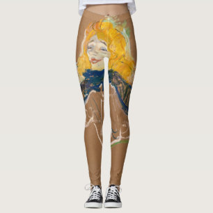 Leggings Toulouse-Lautrec - Yvette Guilbert Cantando