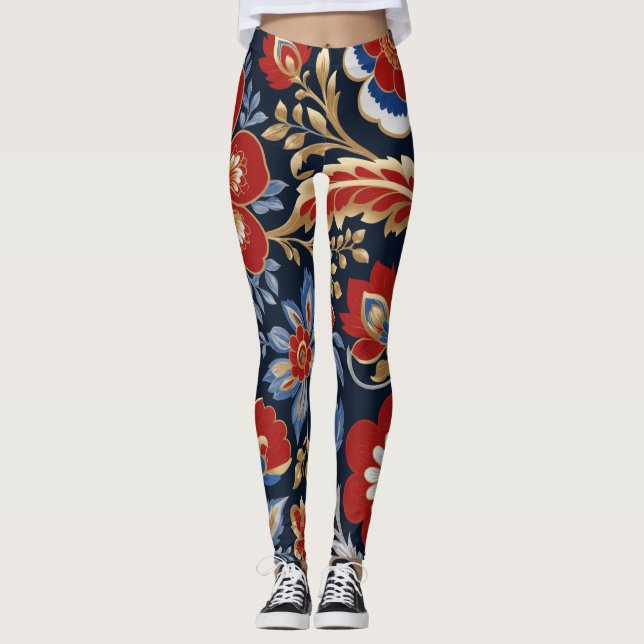 Leggings Tradición folklórica de Rusia (Anverso)