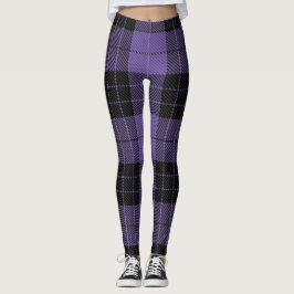 Leggings Tradicional Escocia Púrpura Tartán Leyendas
