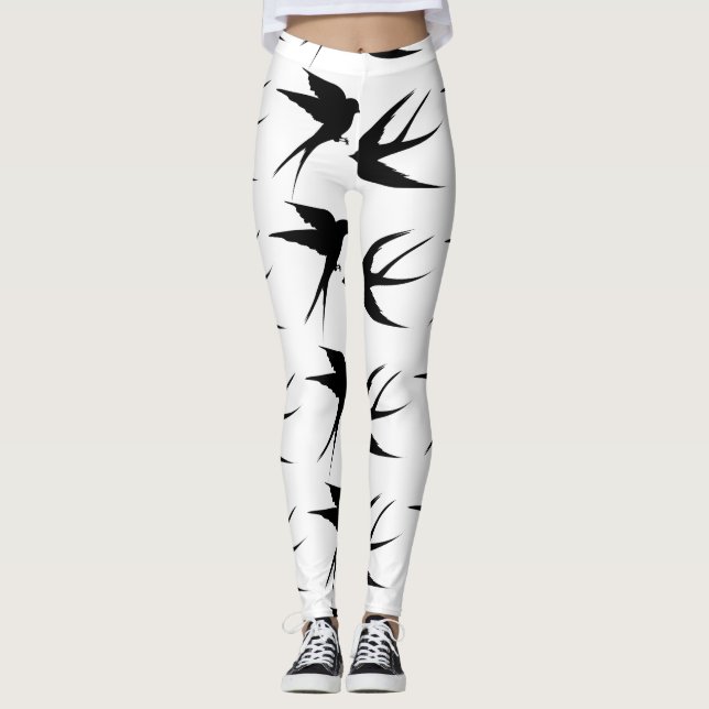 Leggings Tragar pájaros Silhouettes Thunder_Cove    (Anverso)