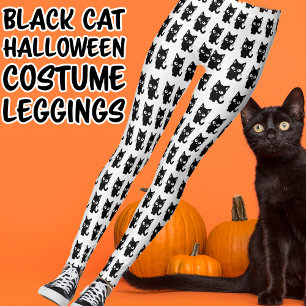 Leggings Traje de Halloween para gatos negros y gatitos