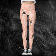 Traje de telaraña de viuda negra sobre melocotón p