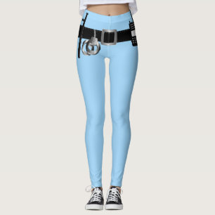 Leggings Traje del oficial de policía