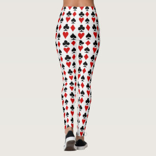 Leggings Trajes de cartas de reproducción
