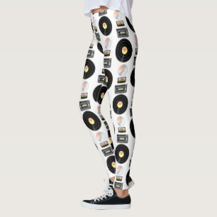 Leggings Trama Vinyl LP de cinta de vídeo