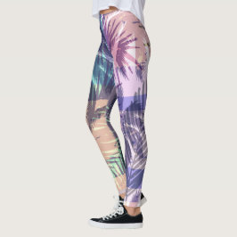 Leggings Tramas de palmeras