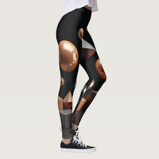 Leggings Tramas de patrón 3D