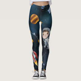 Leggings Transbordador espacial Nocturno Estrellas Planeta
