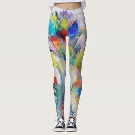 Leggings Traseros de pavo real