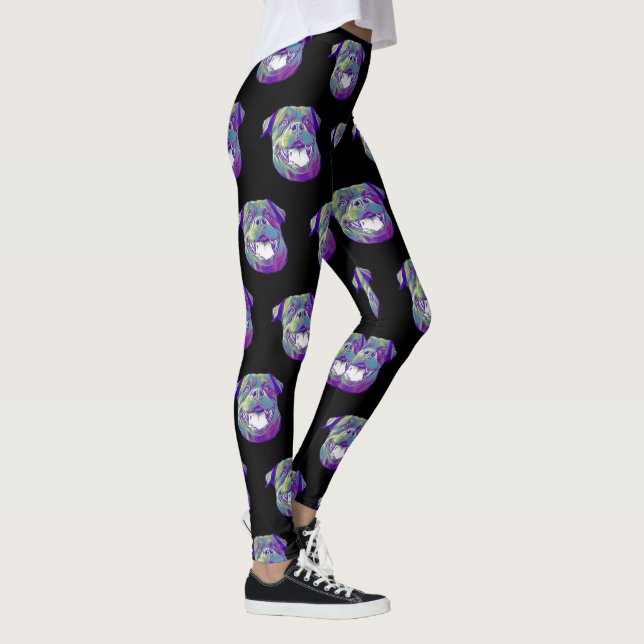 Leggings Traseros deportivos para perros Rottweiler (Derecha)