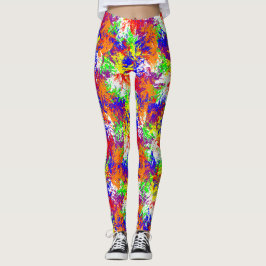 Leggings Traseros vibrantes del patrón de trippy