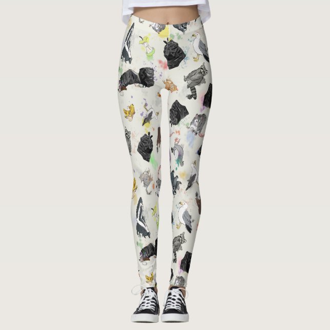 Leggings Trash Panda y sus amigos (Anverso)