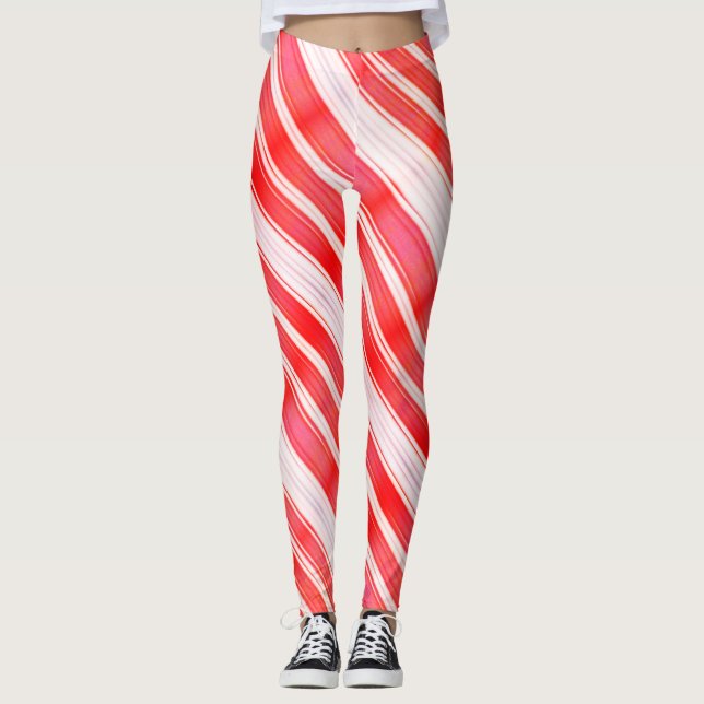 Leggings Tratamientos a rayas (Anverso)