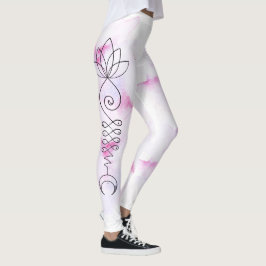 Leggings Trayectoria de Lotus de la luna del nirvana del
