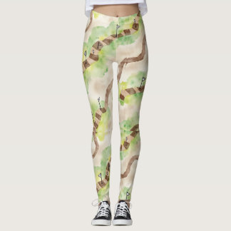 Leggings Trayectorias e hito patrón sin foco