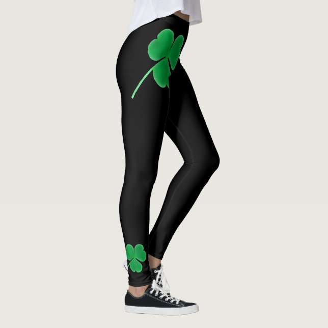 Leggings Tréboles verdes de los tréboles del irlandés del (Derecha)
