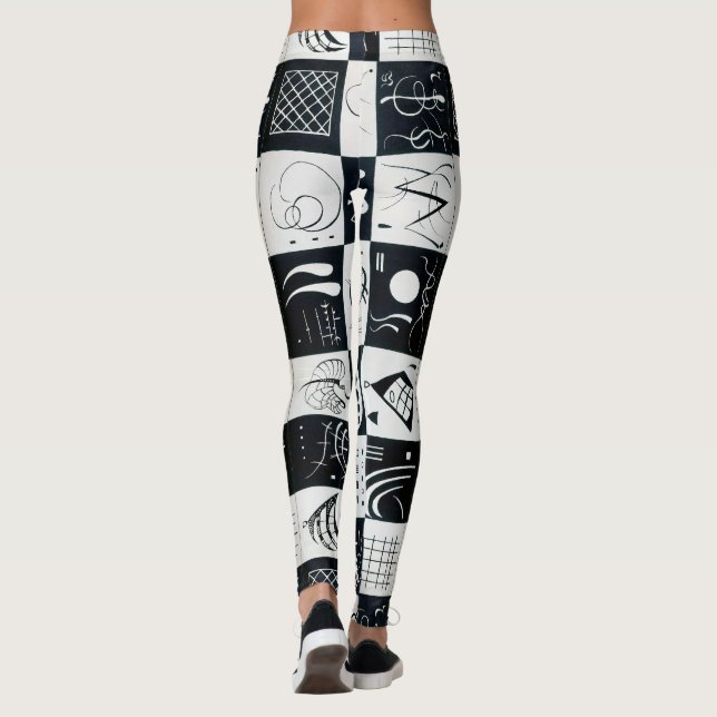 Leggings Treinta, Abstracción Biomórfica - Kandinsky (Reverso)