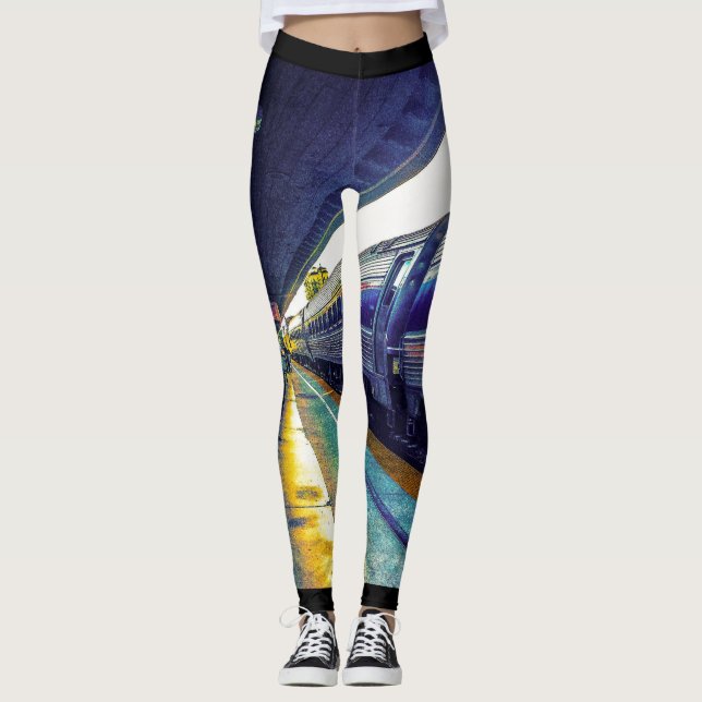 Leggings Tren de la tarde (Anverso)