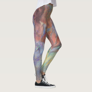 Leggings Tres bailarinas de Edgar Degas, Arte de ballet vin