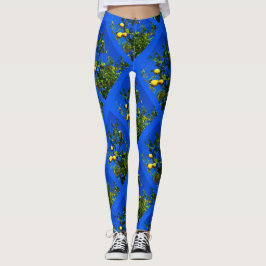 Leggings Tres polainas sicilianas de los limones