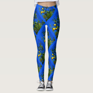 Leggings Tres polainas sicilianas de los limones