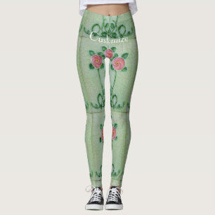 Leggings Tres rosas rosadas Thunder_Cove