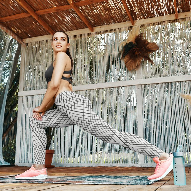 Leggings Triángulo de líneas abstractas (Subido por el creador)